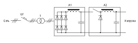 Структурная схема зарядного устройства